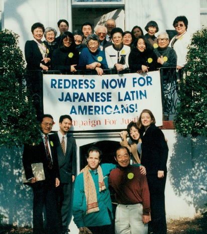Delegation of redress supporters for Japanese Latin Americans